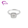 American fashional ring style cushion ice crushed cut moissanite wedding ring 6.5mm E color
