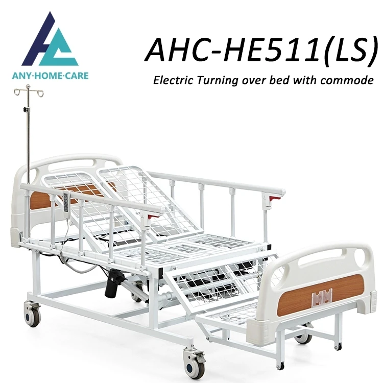 Turning Over Electric Care Bed Side Tilt Electric Hospital Bed For
