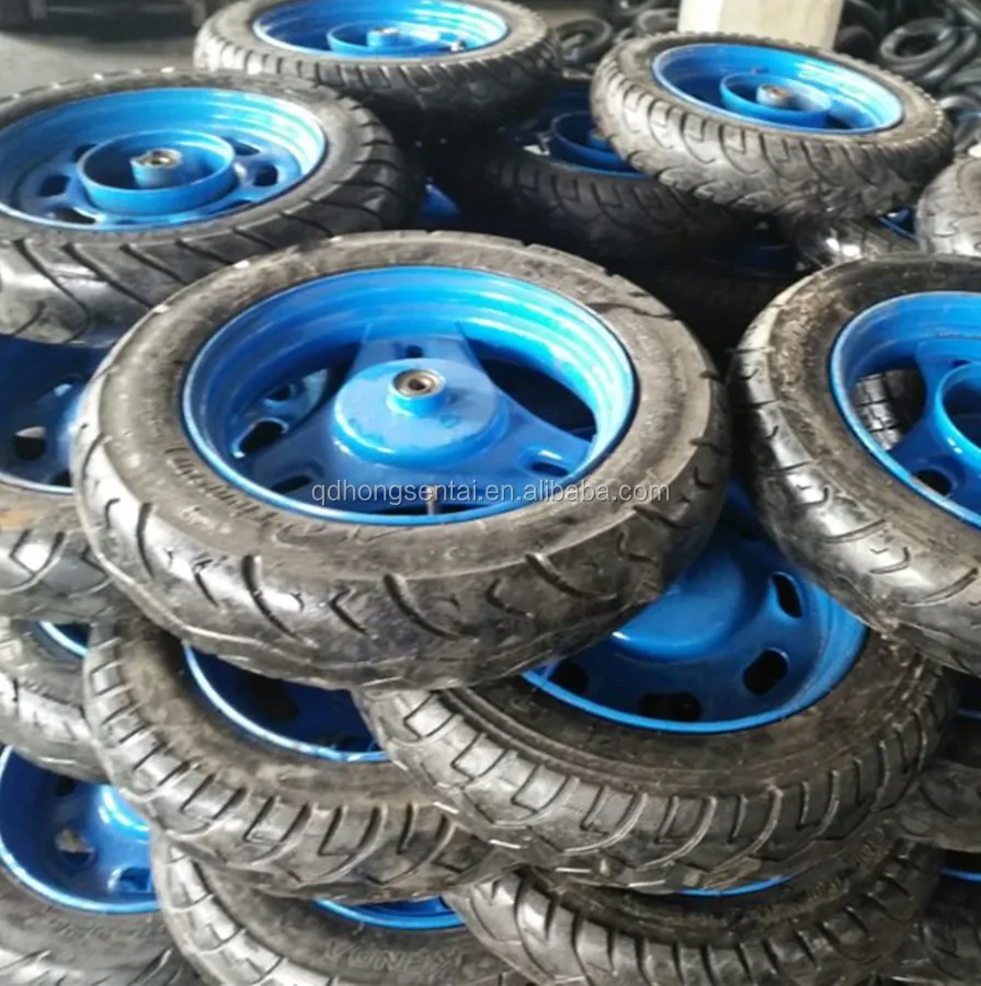 Hot Sale Used Motorcycle Wheel 3.0010 3.5010 90/9010 For Wheelbarrow