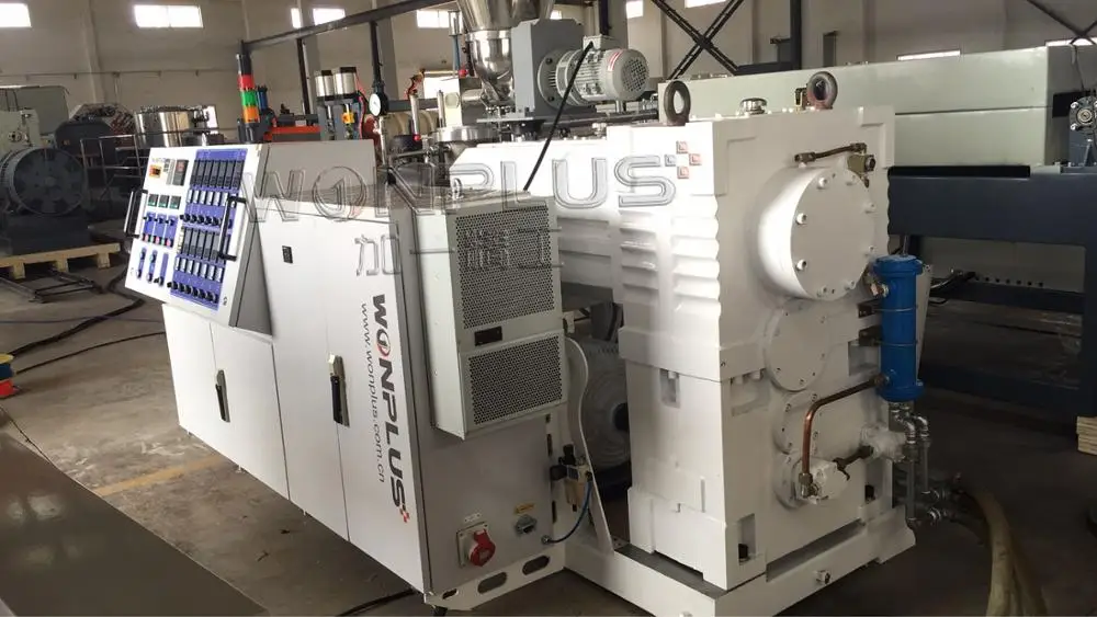 
SJZ-65/132 Conical Twin Screw Extruder 