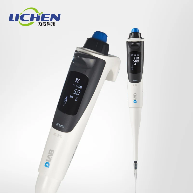 Lab Micro Pipette Pens Adjustable 0.5ml Electric Single Channel