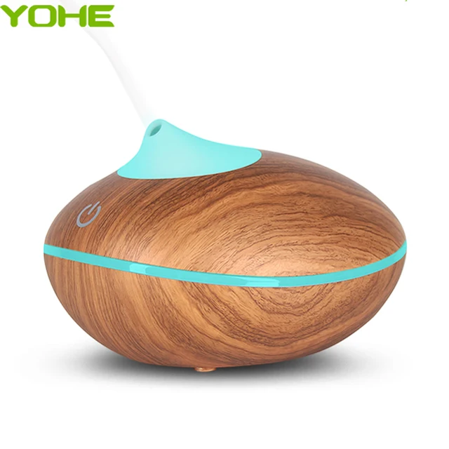 wooden grain ultrasonic essential oil aromatic wood diffuser