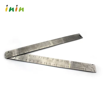 Custom Size Stainless Steel Ruler,Metal Folding Ruler With Engraved ...