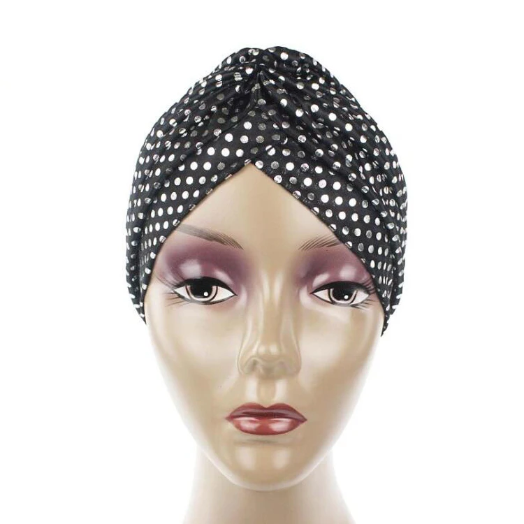 Luxury Dubai Turban Hair Accessory Bandana Hairband Print Chemo Cap ...