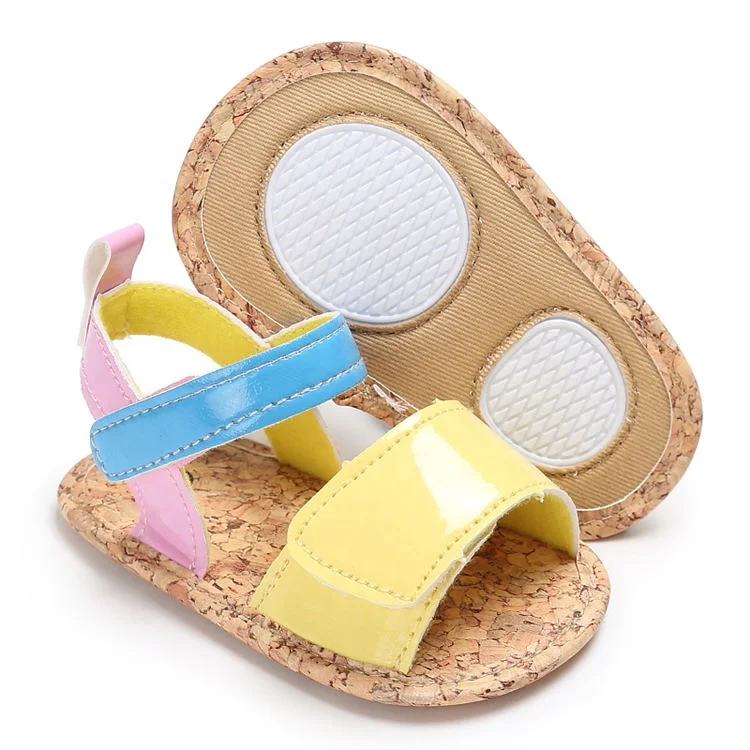 
2019New fashion infant Baby Sandals Rubber sole Newborn Toddler baby shoes for Boy and Girl 