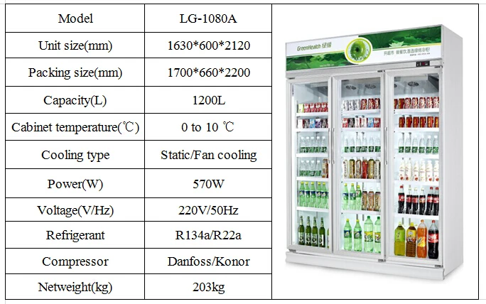 beverage cooler sizes