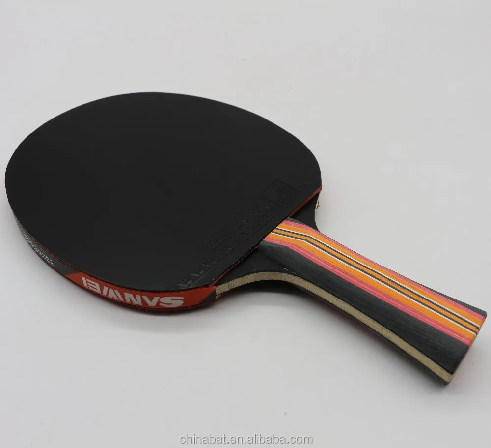 

High quality Table tennis racket with ITTF Approved pimple in rubbers