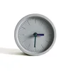 Mini Plain concrete table decoration bare concrete desktop clock