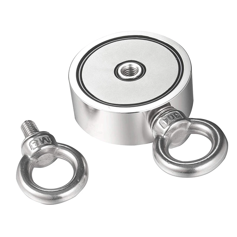 
Fishing Magnet Pot With A Eyebolt Recovery Neodymium Searching Magnet Salvage Magnet 