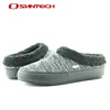 Warm wool fashion house shoes fly knit indoor slippers