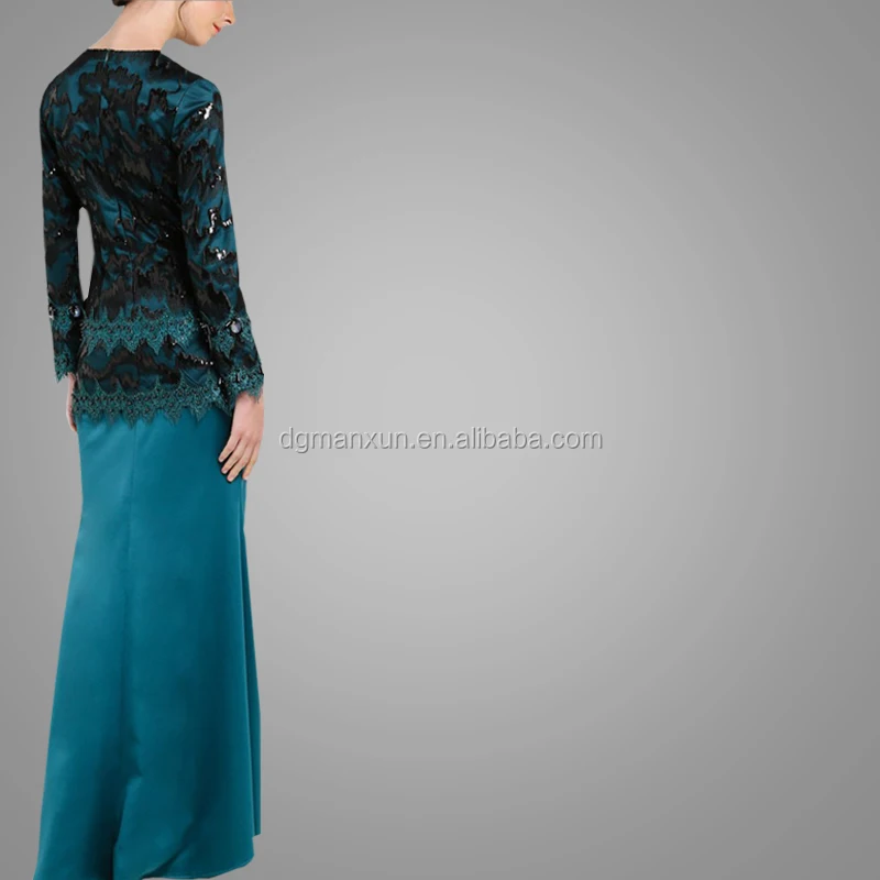 2017 Latest Baju Kurung Designs Modern Elegant Lace Casual Clothing Abaya In Dubai Muslim Beautiful Malaysia Kebaya Abaya (5).jpg