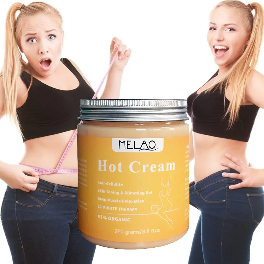 

MELAO 250g Anti Cellulite Hot Cream Fat Burner Gel Slimming Cream Body Massage Weight Loss Cream OEM, N/a