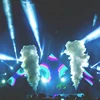 DMX vertical smoke machine led light 1500w led moving head fog machine