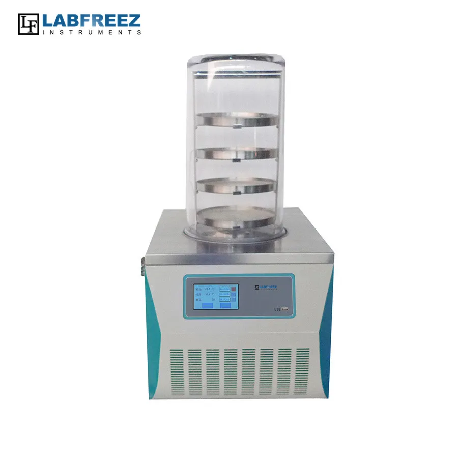  Laboratory Freeze Dryer Machine Table Tope for Food