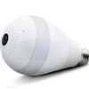 fisheye camera bulb wifi 2.4Ghz easy set up wireless bulb wifi camera 220V