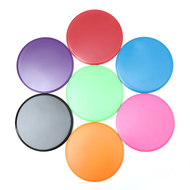 

India free shipping cost effective fitness slider gliding disc for abdominal workout, Black;purple;orange;blue;red;green;pink