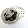 LOCACRYSTAL Brand Garment Decoration Pointback Rhinestone Applique Hotfix Rhinestone Patch