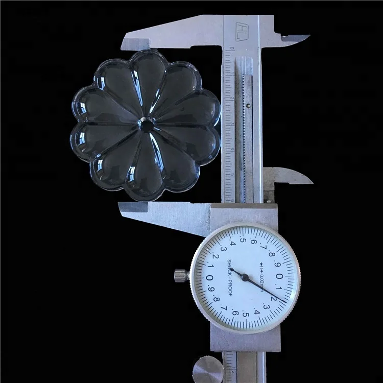 Vintage ecrystal glass rosette