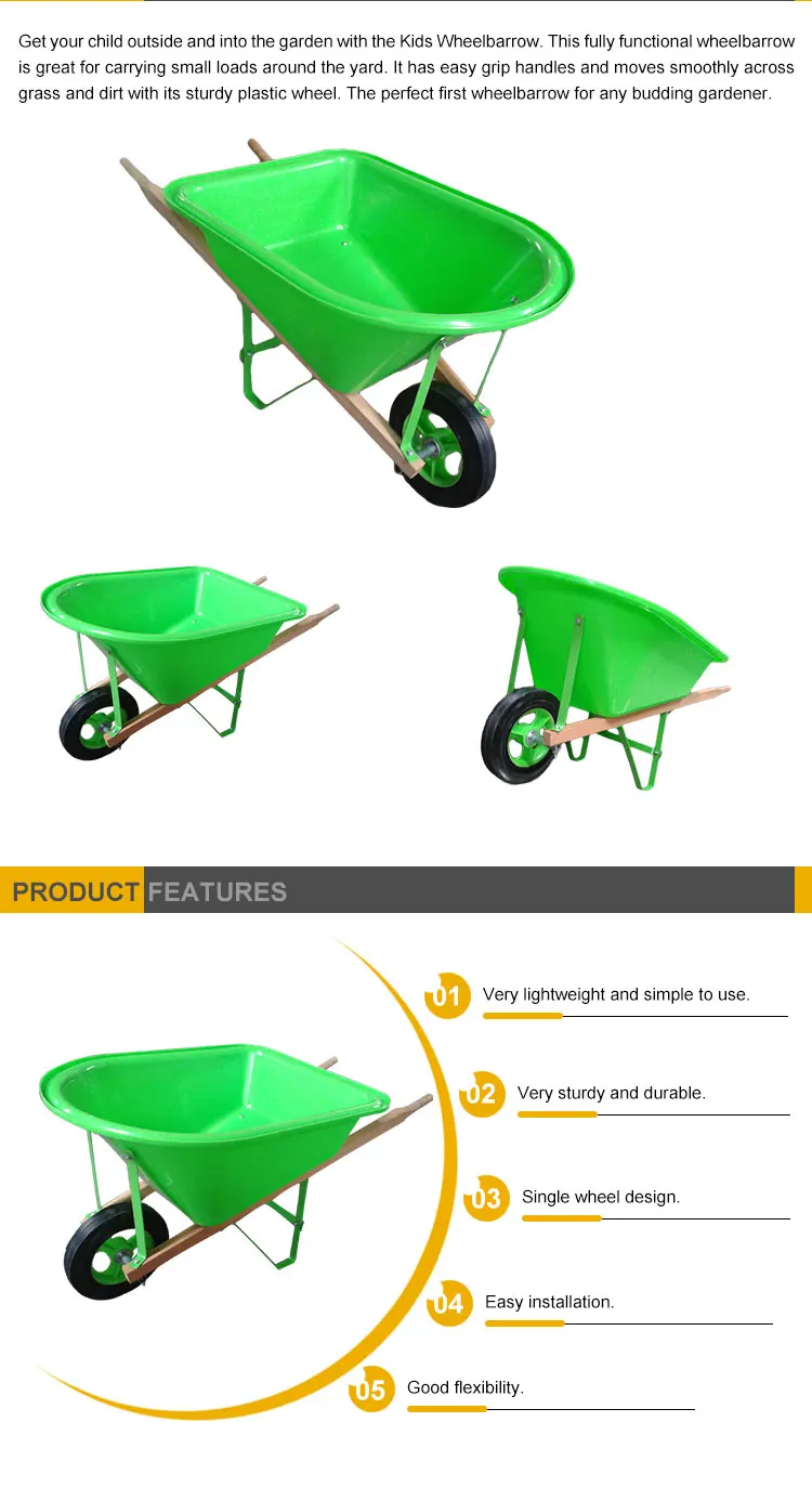 Kids Wheelbarrow Garden Wheelbarrow Plastic Wheelbarrow Wb0201 Buy