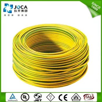 6mm 10mm 16mm 25mm 35mm 50mm 70mm 95mm Yellow Green Pvc Copper Earth 