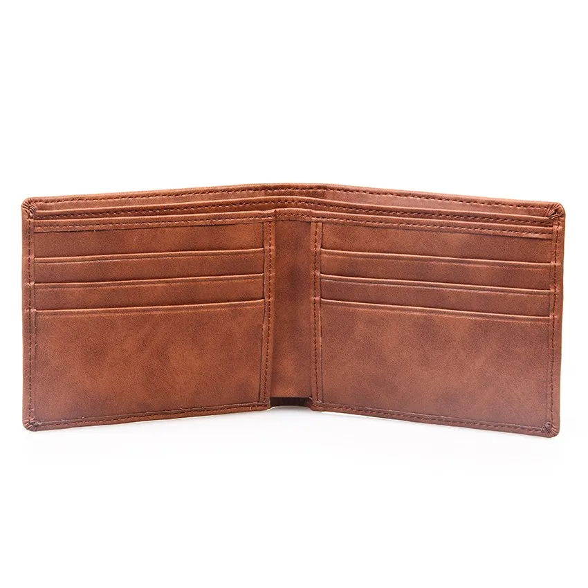 

Factory Fashion RFID Blocking Full Grain Wax Oil Real Leather Mens Slim Wallet Mens' Coin Wallets for Man, Can be customised