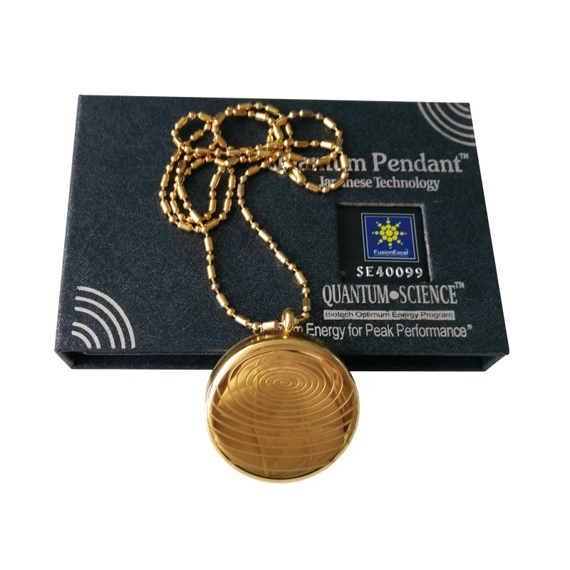 

Custom Gold Pendant Quantum Science Side Effects Pendant Health Medical Pendant