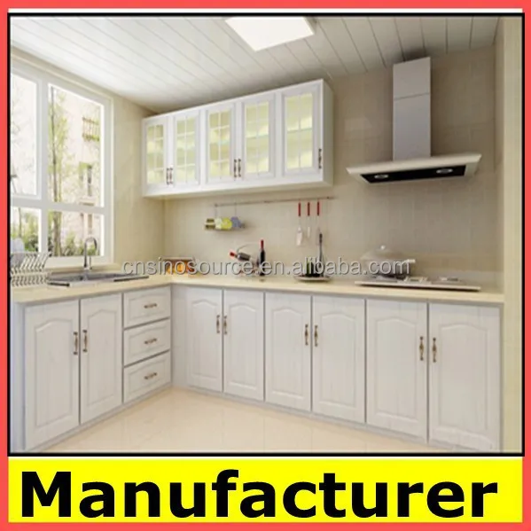 Modern White Pvc Laminate Kitchen Cupboard Cabinet Door Design