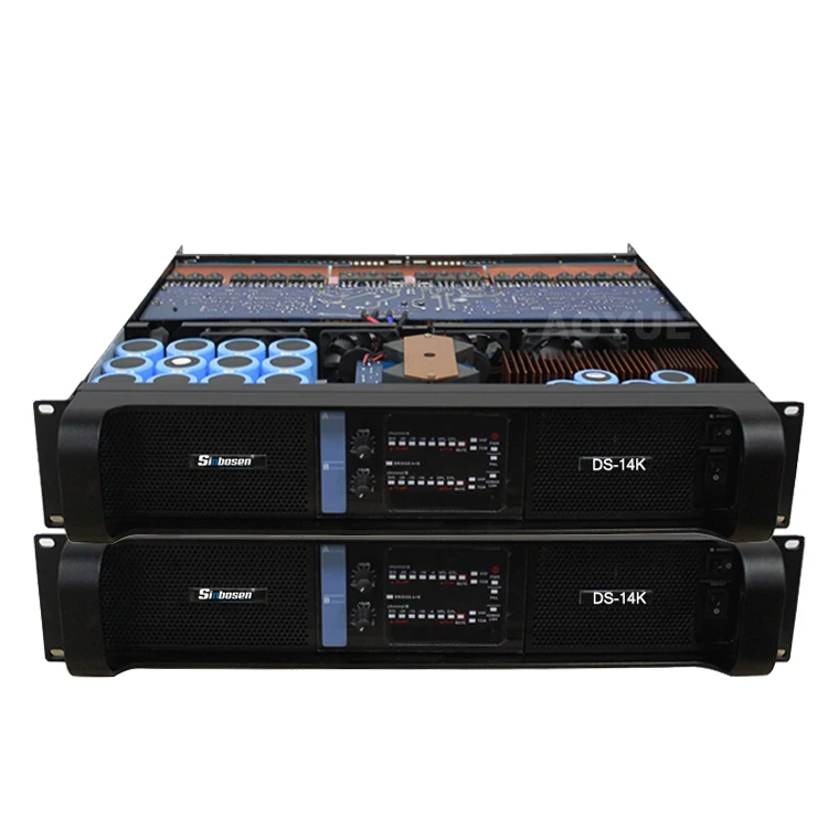 

Amplifier sound professional 2 channel DS-14K 2000 watt power amplifier fp board audio amplifier circuit