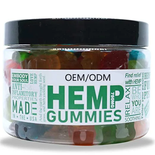 Oem Natural Cbd Hemp Gummies With Cbd 20mg Per Gummy For Pain And ...