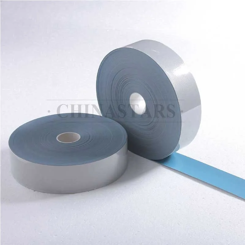 High visibility heat transfer elastic strips iron on silver reflective tape  for clothing