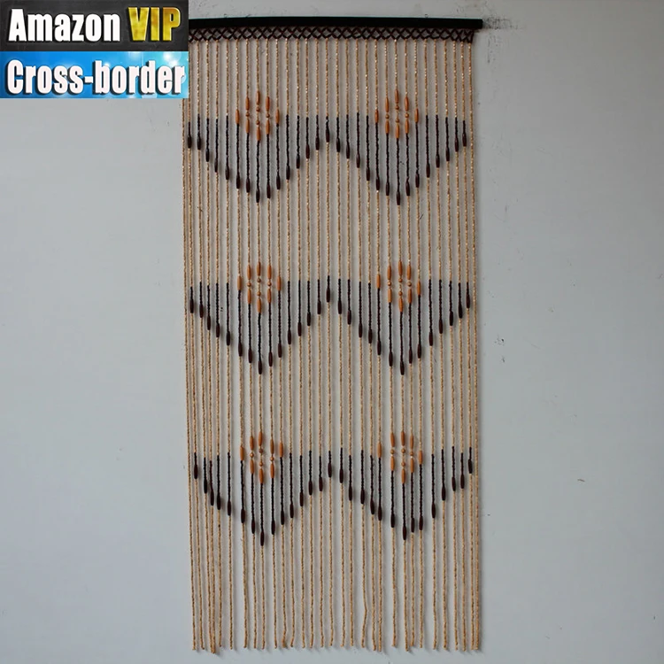 

wholesale HOT sale bamboo beaded painted decorate door curtain/ bamboo door curtain