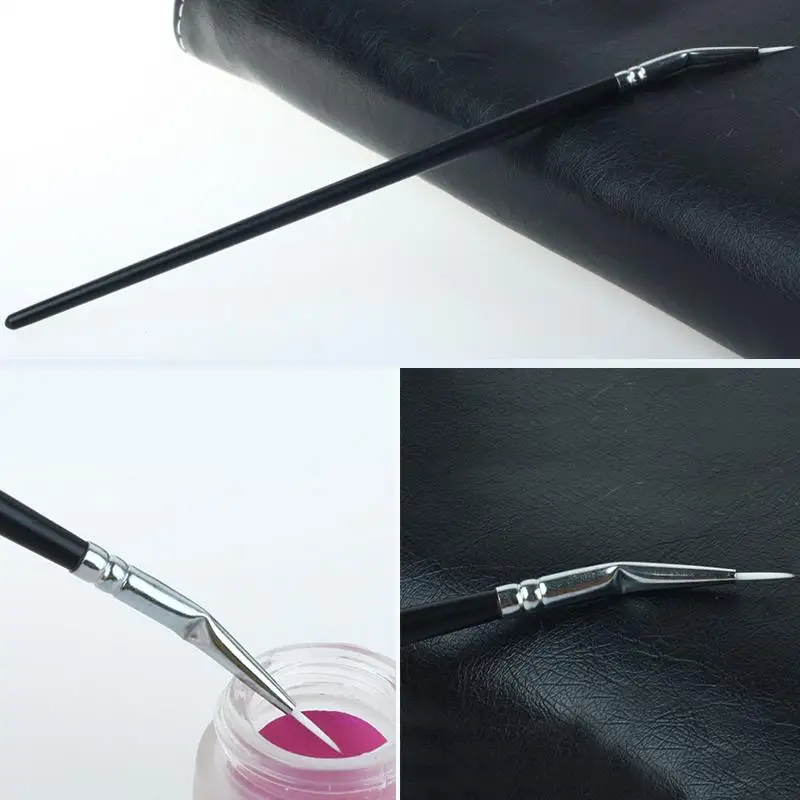 1PC High Quality Cosmetic Professional Eyeliner MakeUp Brushes Liquid Eye Liner Eyeliner Gel Elbowed Brush Beauty
