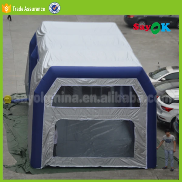 Small Parts Spray Booth Inflatable Paint Booth Car Painting Blow Up