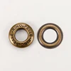 10mm custom double enamel round brass metal eyelet for shoes