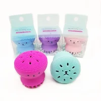 

Hotsale Silicone Facial Scrubber Deep Pore Cleaning Brush Octopus face Brush