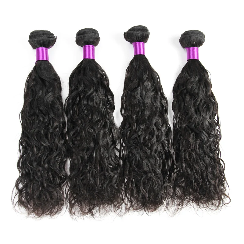 

Cuticle Aligned Silky Natural Wave 100% Human Hair Bundles, Natural colors