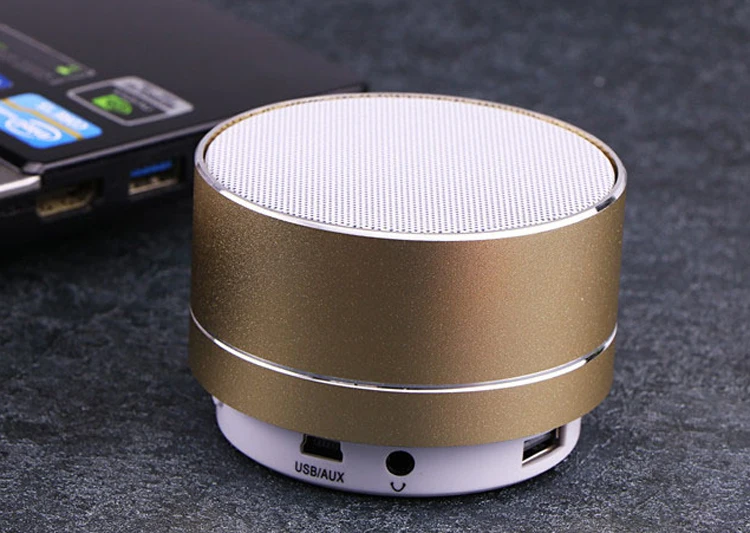 Customized logo print mini wireless speaker with FM radio - ANKUX.COM