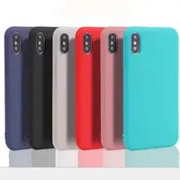 

Cheap Colorful Candy Coque solid Color Ultrathin Phone Case For iPhone X 8 7 6 6s Plus Soft TPU Silicon Cases Back Cover