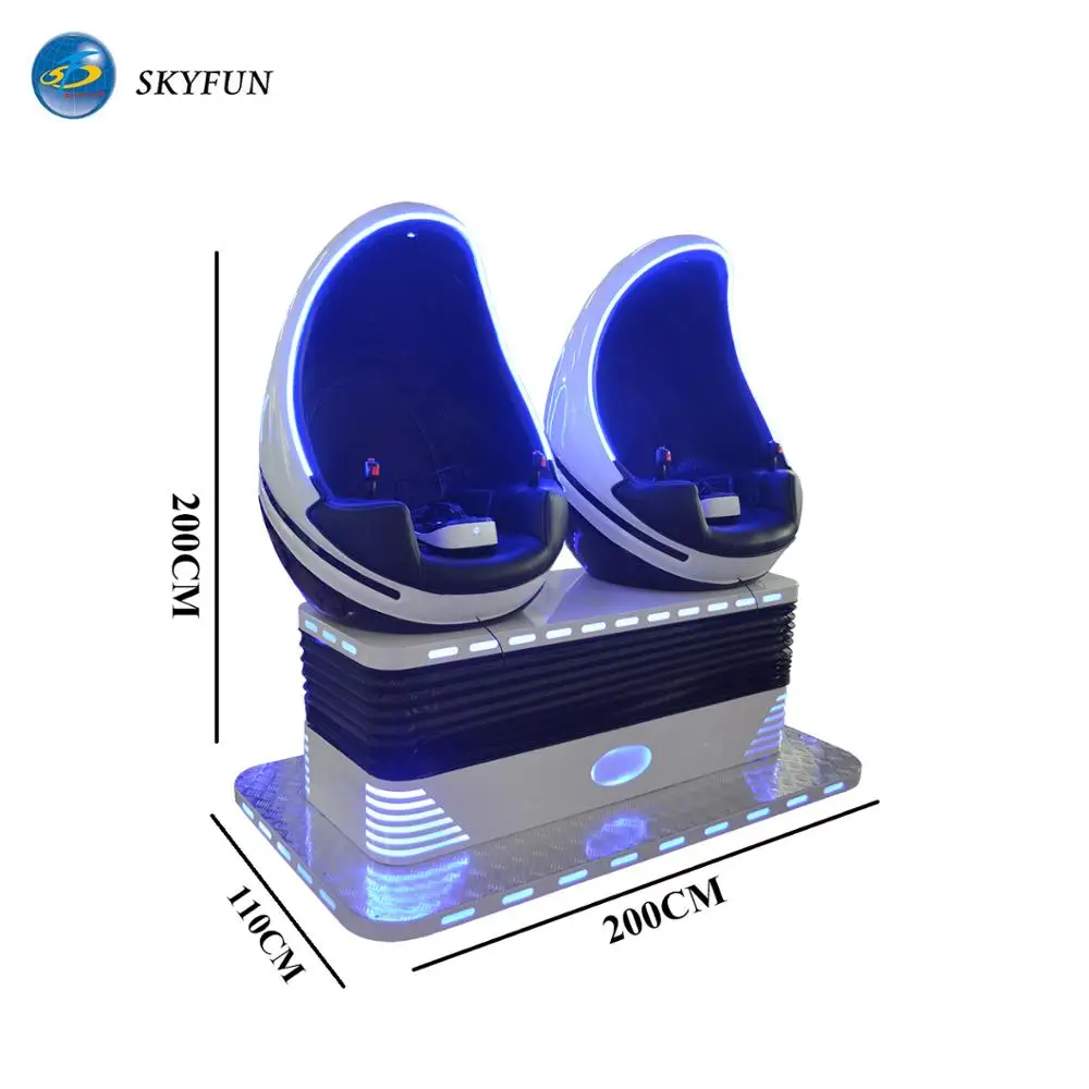 

Skyfun 9D Virtual Reality Moving Egg Chair with VR Glasses 9DVR in Guangzhou