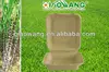 Sugarcane Fiber 8.5 inch clamshell Natural Brown Color