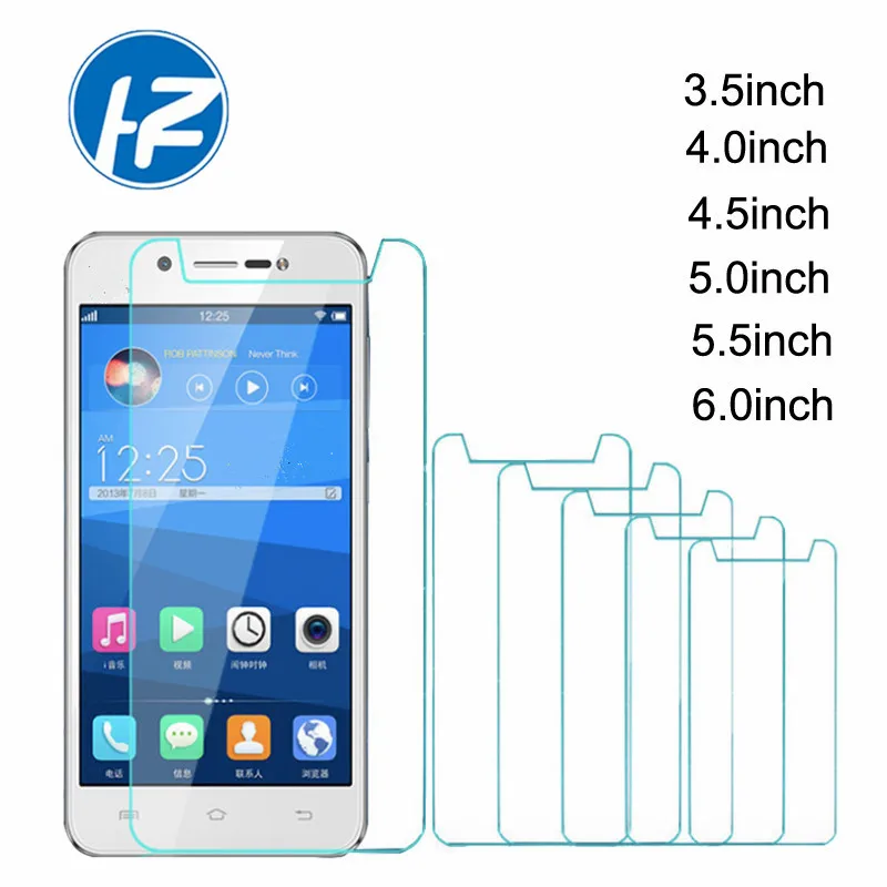 wholesale oem 0.3mm universal tempered glass screen protectors for all mobile phone model 5inch