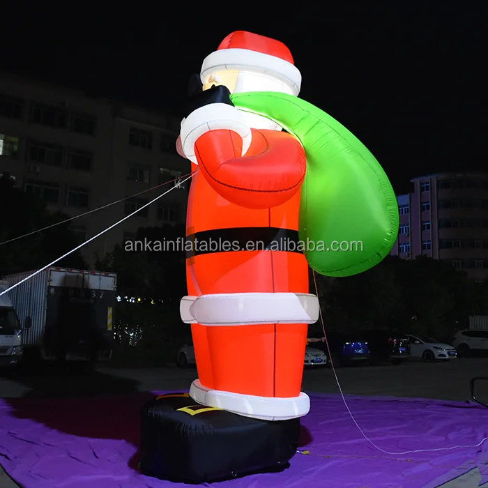 6m Inflatable Mooning Santa/holiday Christmas Inflatables Floating