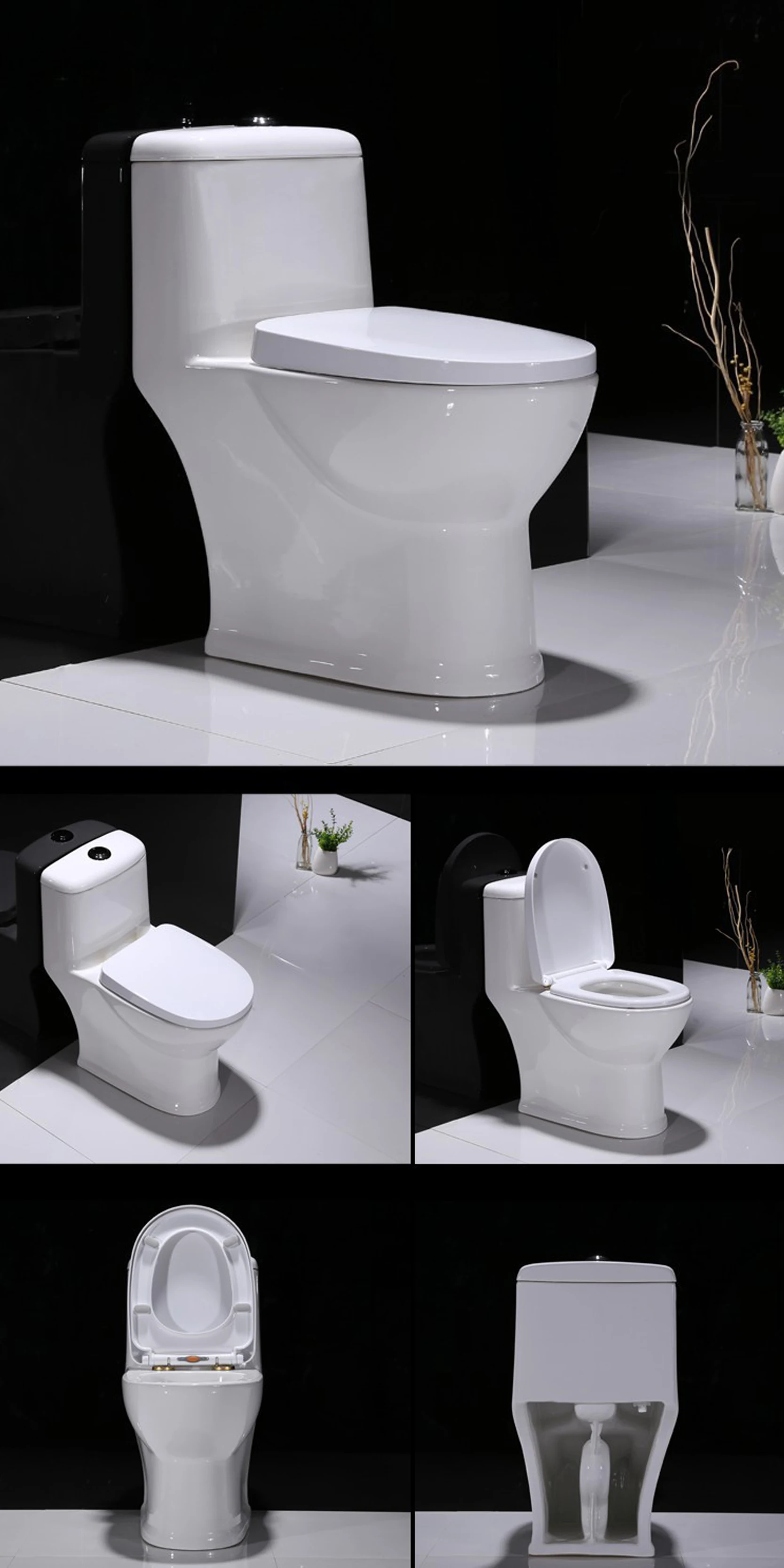 JOININ Sanitary Ware Bathroom Ceramic one Piece Wc Toilets   JY1005