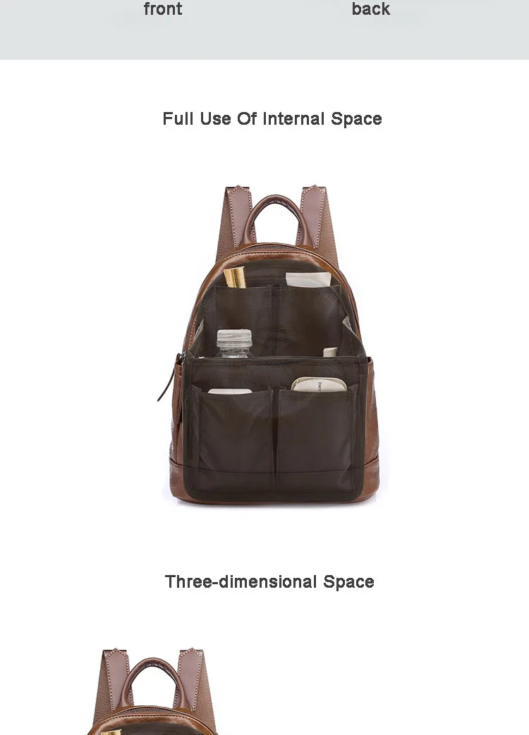 Travel Backpack Liner Korean Style Backpack Organizer Bag In Bag