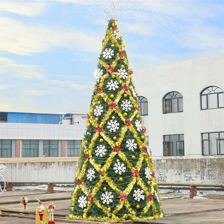 Outdoor Big Pvc Artificial Led Giant Christmas Tree With Light Buy