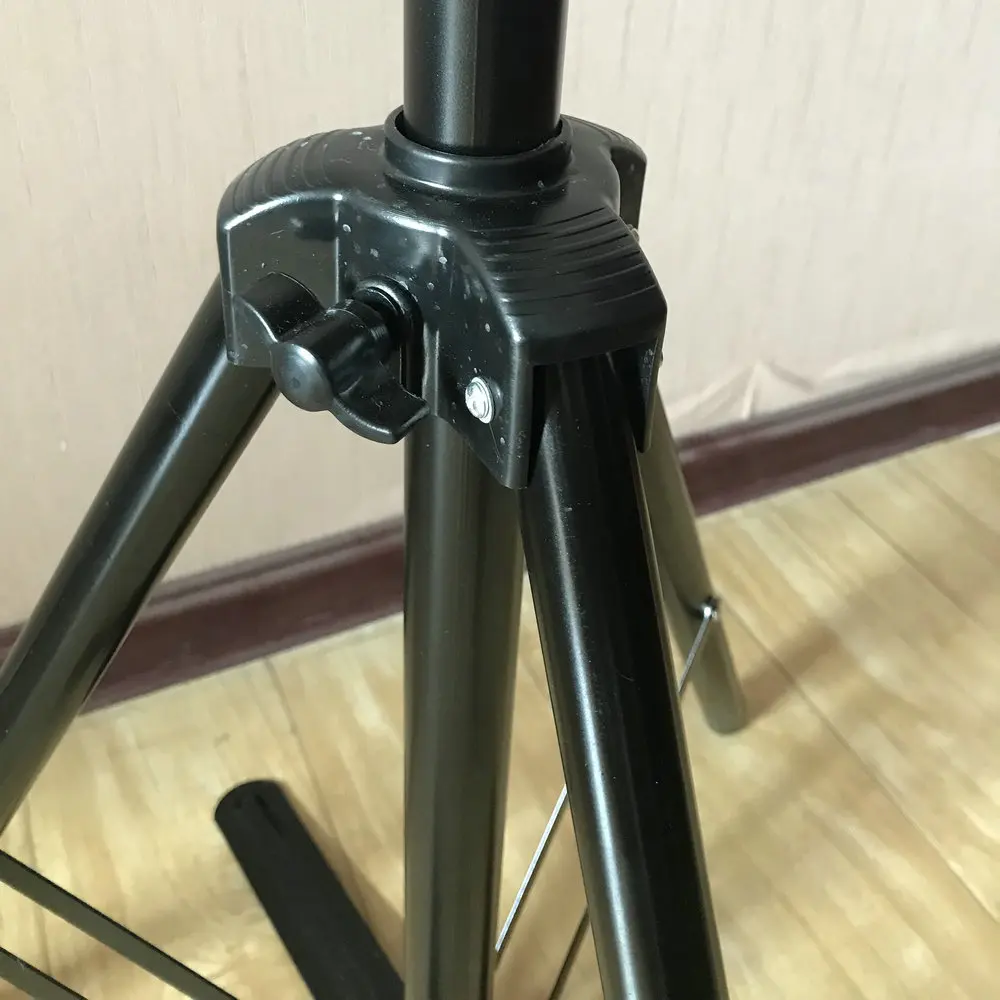 专业美发沙龙可调节人体模特三脚架支架理发训练头三脚架金属假发支架