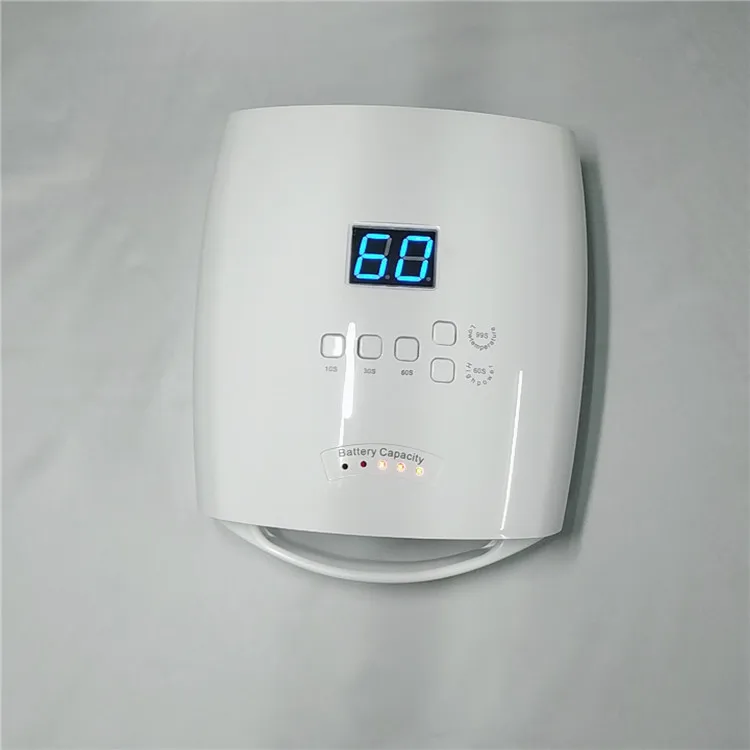 
54W High Power Two Hands cordless rechargeable UV led gel nail lamps 