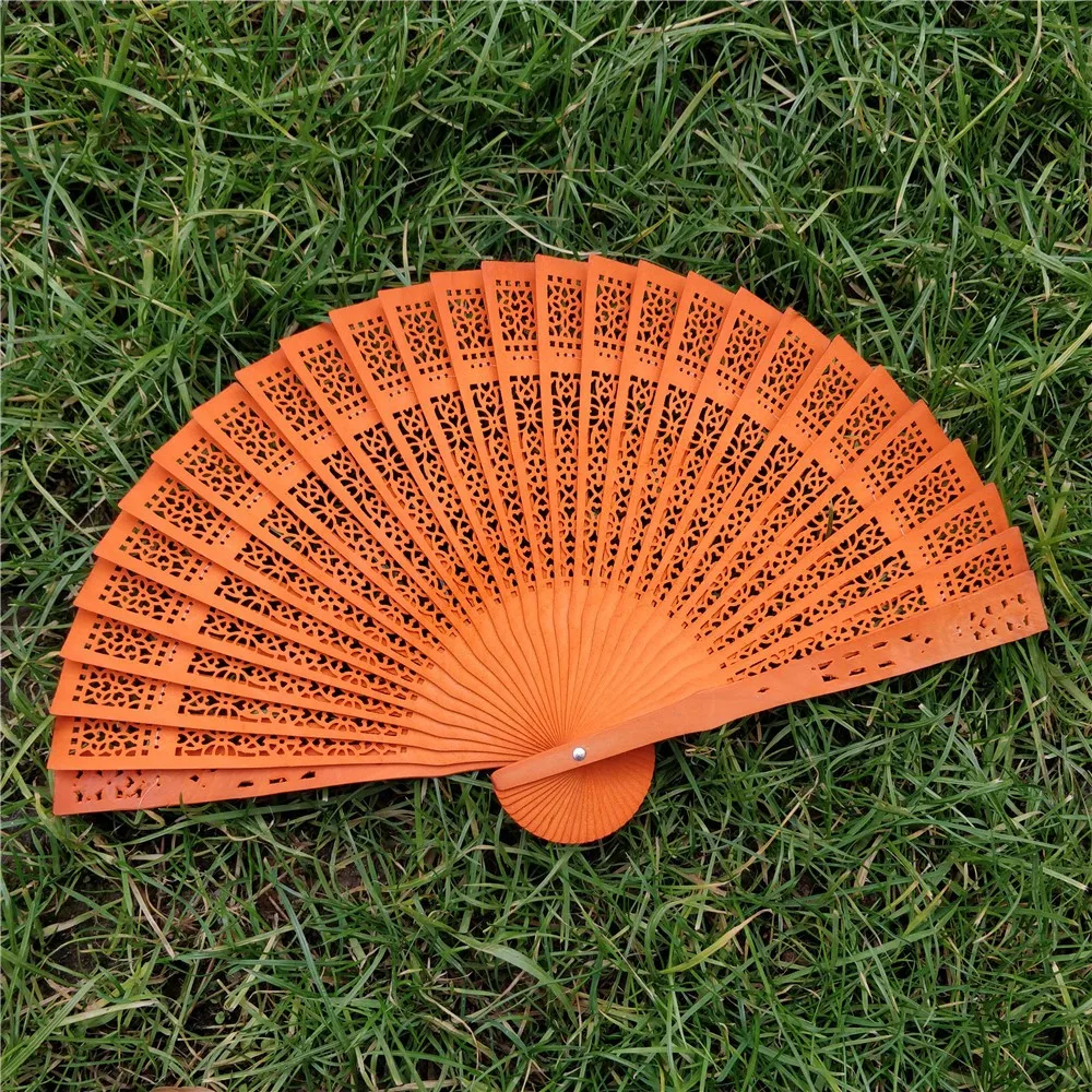 Personalized High Quality Luxury Hand Black Wooden Natural Hand Fan For Weddings Buy