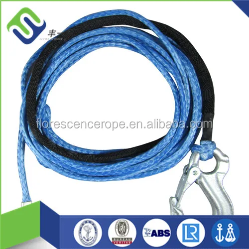 12 Mm X 50 Mtrs Synthetic Winch Rope With 2 Mtrs Black Protector Buy 12 Mm X 50 Mtrs Synthetic