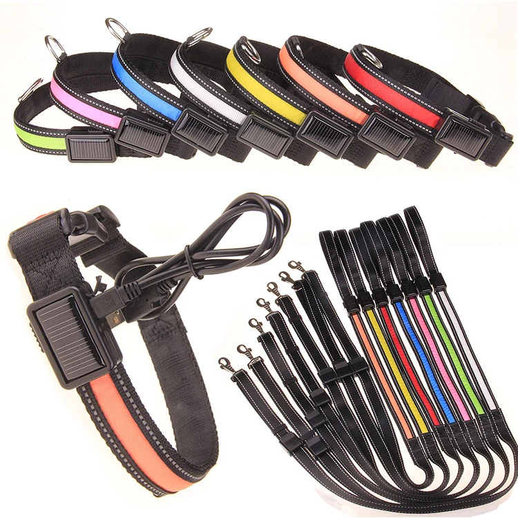 Wholesale New Design Led Dog Collar and leash set